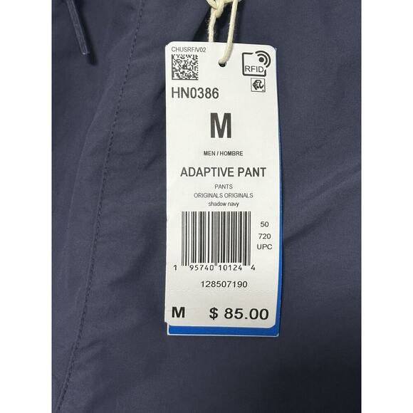 Adidas Men's Original Adaptive Pant, Shadow Navy, Medium NWT $85 Zip Side - Picture 7 of 12